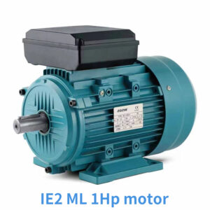 IE2ML single phase motors with starting and running capacitor ideal for a high starting torque machine